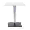 Kartell Top Top Table Square With Square Base 60x60 Cm, White