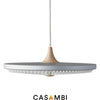  Lampe de suspension Soleil standard nuage argenté dimmable 50 cm