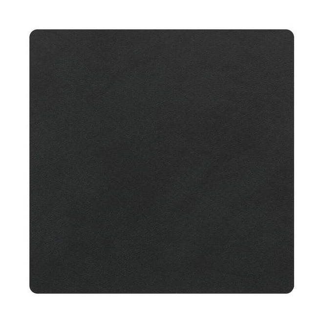 [product_category]-Lind Dna Square Glass Coaster Nupo Leather, Black-Lind DNA-5711590163208-981801-LIN-3