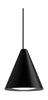  Keglen Pendant Led 3000 K 8 W ø25 Cm Black