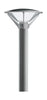  Kipp Bollard Classe II LED 4000 K 28 W Post avec plaque de base aluminium