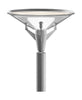  Kipp Post Class I 3104 Lumens ø6 Cm Pole Aluminium