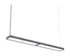  Lp Slim Box Suspended Lamp Double4828 Lumens Dali Dark Aluminium