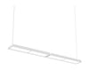  Lp Slim Box Suspended Lamp Double5051 Lumens Wireless Bluetooth White