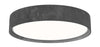  LP Slim Round Round Semi Rensed Plafond Lampe 5814 Lumens Ø68 cm aluminium foncé
