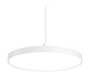  LP Slim Round Lampe suspendue LED 4000 K 53 W Ø68 cm blanc