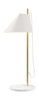  Lampe de table Yuh laiton / blanc