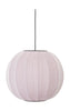 Made By Hand Knit Wit 45 Round Pendant Lamp Light Pink