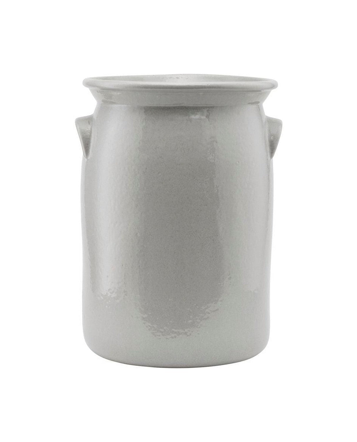 Meraki Ceramic jar, Shellish grey