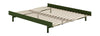 Moebe Lit avec lits de lattes 160 cm, vert pin