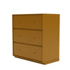 Montana Carry Dresser With 3 Cm Plinth, Amber Yellow