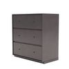 Montana Carry Dresser With 3 Cm Plinth, Coffee Brown