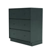 Commode de transport du Montana avec socle de 7 cm, jade noir