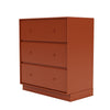 Commode de transport du Montana avec socle de 7 cm, Hokkaido Brown