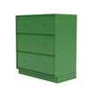Commode de transport du Montana avec du socle de 7 cm, vert persil