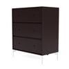 Montana transporte commode avec jambes, balsamique / blanc neige