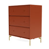 Montana Carry Dresser With Legs, Hokkaido/Brass