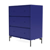 Montana Carry Dresser With Legs, Monarch Blue/Black