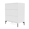 Montana Carry Dresser With Legs, New White/Black