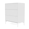 Montana Carry Dresser With Legs, New White/Snow White