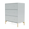 Montana transport commode avec des jambes, des huîtres / laiton
