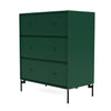 Montana Carry Dresser With Legs, Pine/Black