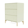 Montana Carry Dresser With Legs, Pomelo/Brass