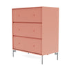 Montana Carry Dresser With Legs, Rhubarb/Matt Chrome