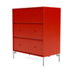 Montana Carry Dresser With Legs, Rosehip/Matt Chrome