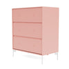 Montana Carry Dresser With Legs, Ruby/Snow White