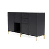 Montana Couple Boucheron avec jambes, anthracite / laiton