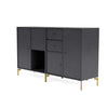 Montana Couple Boucheron avec jambes, noir de carbone / laiton