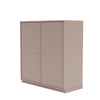 Cabinet de couverture du Montana avec socle de 3 cm, brun champignon
