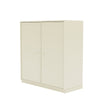 Cabinet de couverture du Montana avec socle de 3 cm, blanc vanille