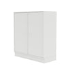 Cabinet de couverture du Montana avec du socle de 7 cm, blanc