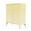 Montana Cover Cabinet With Legs, Camomile/Brass