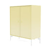 Montana Cover Cabinet With Legs, Camomile/Snow White