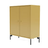 Montana Cover Cabinet With Legs, Cumin/Black