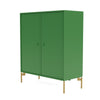 Cabinet de couverture du Montana avec jambes, persil / laiton