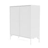 Cabinet de couverture du Montana avec des jambes, blanc-neige / Blanche-Neige