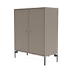 Cabinet de couverture du Montana avec jambes, truffe / noir