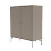 Cabinet de couverture du Montana avec jambes, truffe / chrome Matt
