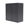 Cabinet de couverture du Montana avec rail de suspension, noir de carbone