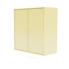 Cabinet de couverture du Montana avec rail de suspension, chamomile jaune