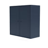 Cabinet de couverture du Montana avec rail de suspension, bleu de genévrier