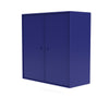Cabinet de couverture du Montana avec rail de suspension, monarque bleu