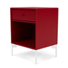 Montana Dream Nightstand With Legs Beetroot/Snow White