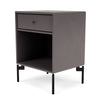 Montana Dream Nightstand With Legs Coffee/Black