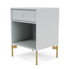 Montana Dream Nightstand With Legs Oyster/Brass