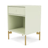 Montana Dream Nightstand With Legs, Pomelo/Brass